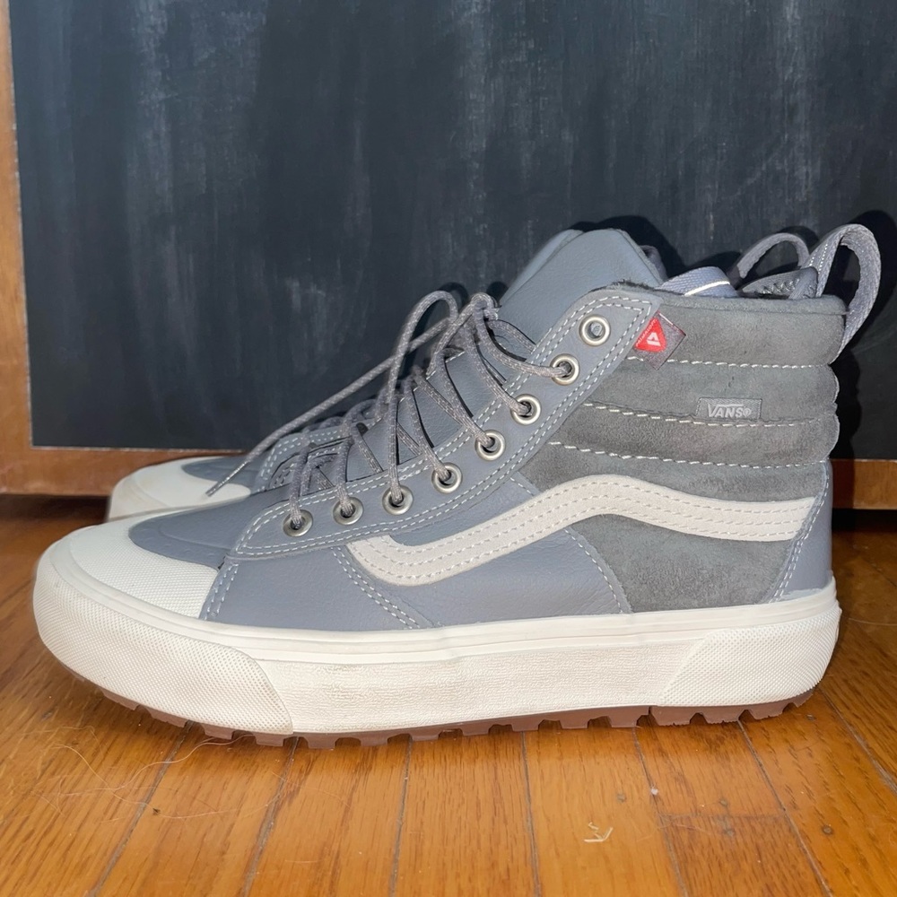 Gray High Top Boot Vans